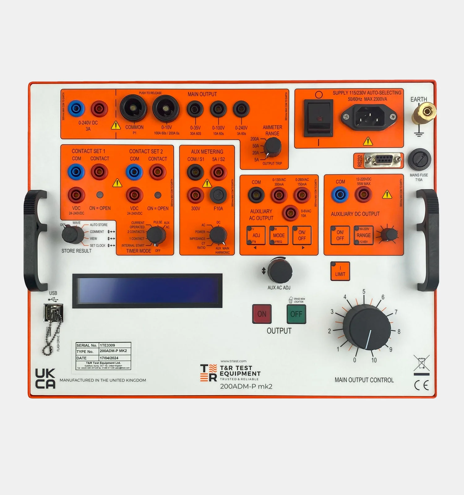 200ADM-P Mk2 Secondary Current Injection Test Set - Image 5