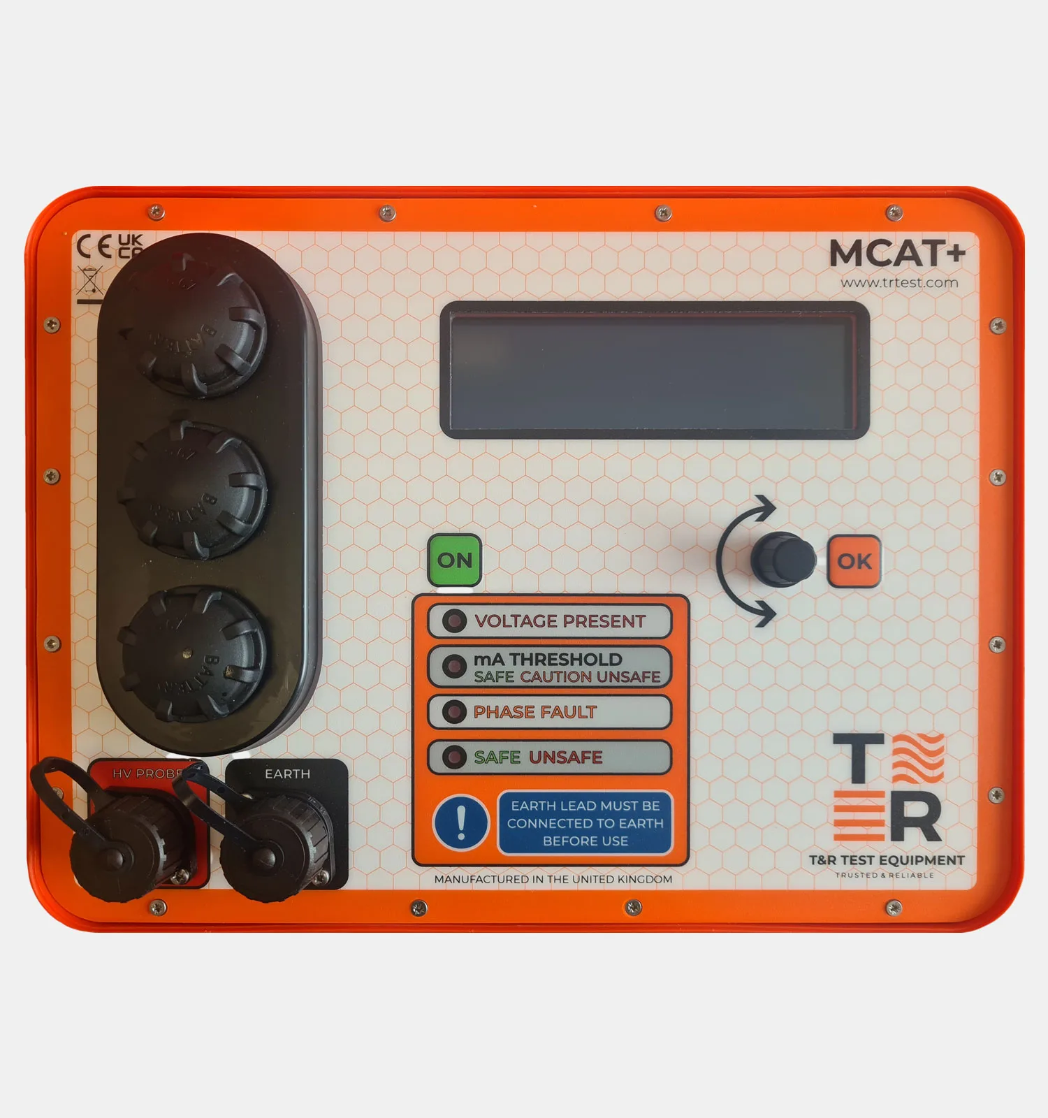 MCAT+ Front Panel